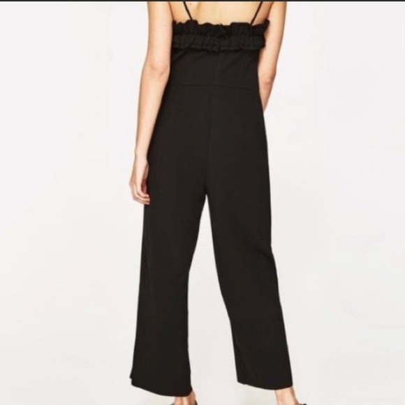 Zara black jumpsuit with straps - Picture 3 of 6